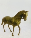 Large antique Chinese brass handmade horse. 33x26x10cm.