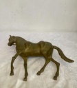 Large antique Chinese brass handmade horse. 33x26x10cm.