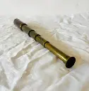 Antique rare original 1800’s German marine brass telescope/monocular. 47x4cm