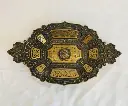 Antique Original 1880’s Rare very heavy bronze plate.