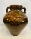 Vintage Cyprus handmade pottery vase Lapithos style! 30x25cm