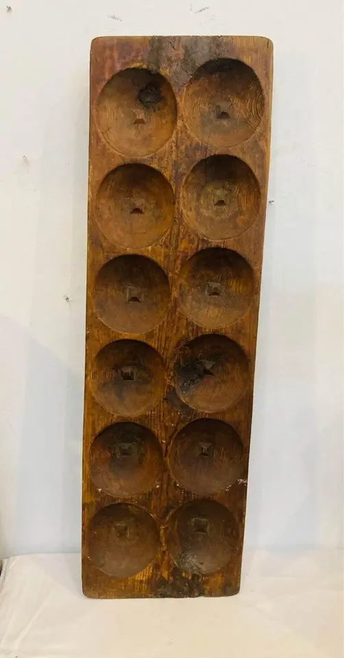Antique rare Cyprus double bread mold! 106x32cm