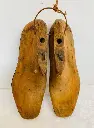 Pair of Antiques shoemaker wooden shoes! 28cm