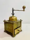 Antique Rare SIU German Brass Coffee/Pepper Grinder 21x15x11cm