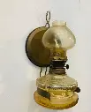 Antique Original Wall Mounted Oil Lamp !(working) 26x15cm