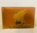 Antique beautiful original leather album full of 1950’s Black & White photos price 32x22x4cm