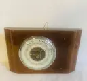Antique German Wooden & Glass Barometer! Great Condition! Working!23x14x4cm