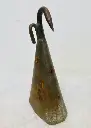 Large antique metal church candle snuffer! 17x9x5cm