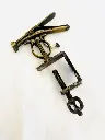 Antique rare 1800’s tool vice/clip holder! 15x9x4cm