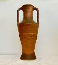 Large antique very heavy handmade terracotta / pottery vase! 48x22cm