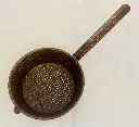 Antique 1920-40’s enameled kitchen sifter! Good condition! 35x17x6cm
