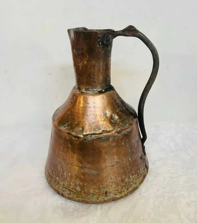 Antique Handmade Copper Jug.