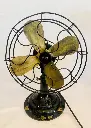 Antique 1920-40’s English B&Y cast iron military fan! Working! 43x33x20cm