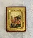 Hand painted Greek Orthodox small icon! 13x10cm