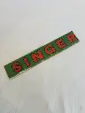 Old Cardboard Singer Advertising. 24x5cm