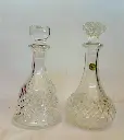 Pair of vintage Crystal decanters in great conditions. 26x13cm.