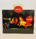 Collectible large coca cola tin sign with original hanger. 40x30cm.