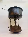 Antique Cyprus copper pot & gas stove