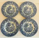 Collection of 4 antiques porcelain deep plates. MADE IN ENGLAND. 23x4cm