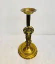 Antique art deco brass candle holder (cleaned) palia broutzino kiropigio! 28x14cm