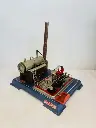 Vintage Wilesco Tin Toy Steam Engine Made in West Germany. Great Condition. 31x31x24cm