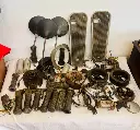 Large Collection of Vintage Simpson Motorcycle Spare Parts