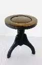 Antique 1800’s adjustable Wooden & Metal Piano Stool (restored) Great Condition. Size close50x36cm