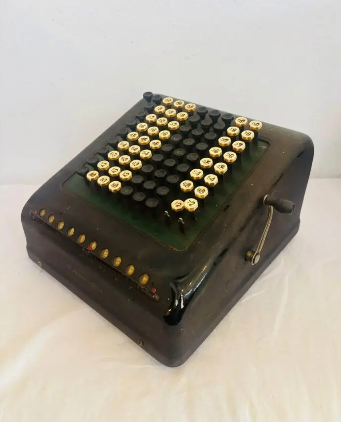 Antique 1920’s Collectible Large Adding machine/calculator. Made in USA.