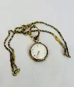Antique 1800’s French Silver 800 Mechanical Pocket Watch. 10 Rubies. Working. 4cm
