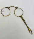 Antique 1800’s Rare Lorgnette Folding Glasses. Great Condition. 15x10cm
