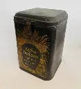 Antique Super Rare 1800’s very Large Metal Tin Coffee Box. 28x20x17cm