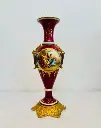 Antique Rare 1800’s Royal Vienna Hand Painted Porcelain Vase. 31x13cm