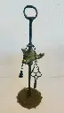 Antique 1800’s Bronze Oil Lamp. 39x12cm