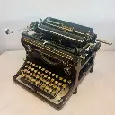 Antique 1900-20’s Ideal Cast Iron Desk Typewriter. Great Condition. Fully Working. 33x31x23cm