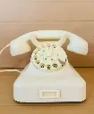 Antique 1940’s Large Heavy Bakelite German Rotary Telephone. 25x20x16cm