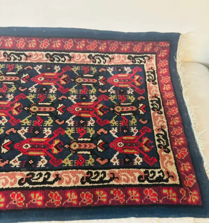 Vintage Handmade Persian Carpet. 169x82 cm