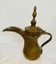 Large antique Arabic bronze coffee pot ! 39x28x12cm
