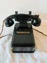 Rare antique 1940’s Siemens brothers London metal & bakelite telephone. Made in England. 24cm