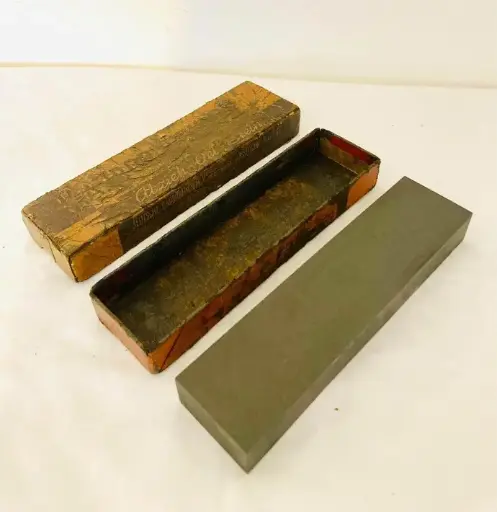 Antique 1920-40’s German stone sharpener in original box !