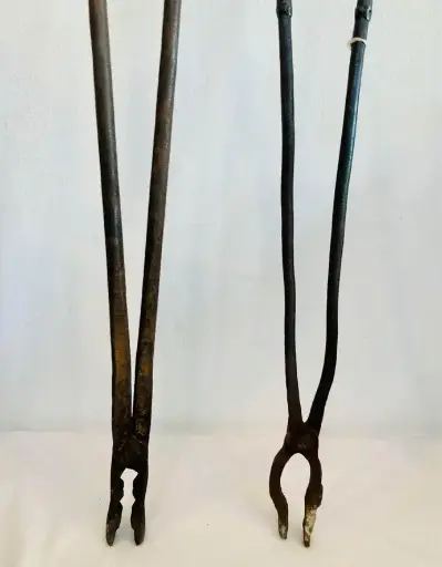 Large antique Cyprus blacksmith tools!113cm