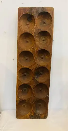 Antique rare Cyprus double bread mold! 106x32cm