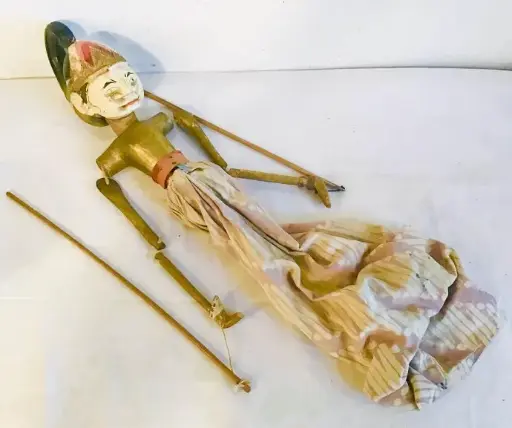 Antique wooden large puppet/marionette! 60cm
