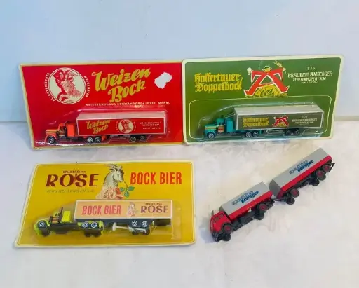 Collection of 4 German Advertising trucks