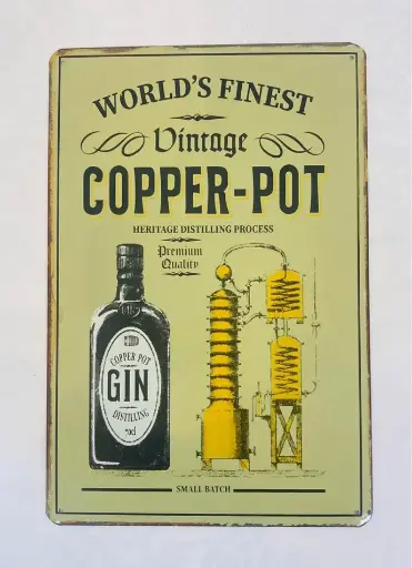 Antique style bar advertising metal tin sign ! 30x20cm