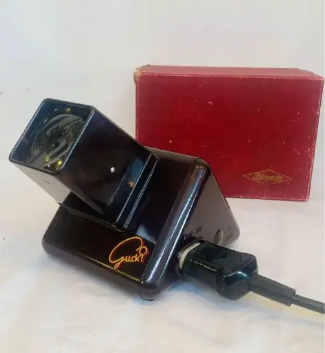 Antique 1940-50’s German Bakelite slide viewer with original box! Working! Great condition! 23x15x13cm
