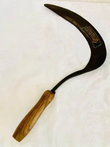 Antique handmade German scythe! 38x26cm