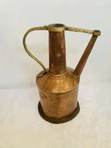Old Handmade Cypriot Copper Jug. Antique Rare handmade Cyprus copper jug. 34x23cm
