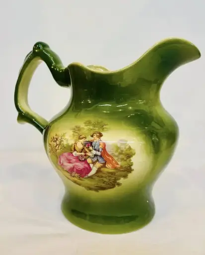 Antique English ceramic washing jug. 20x24x15cm.