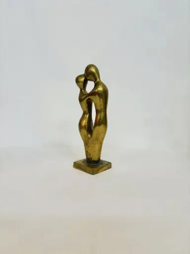 Antique Solid Bronze Figure. 17x5cm. 1kg.