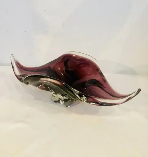 Large vintage original Italian Murano vase. 42x29x13cm